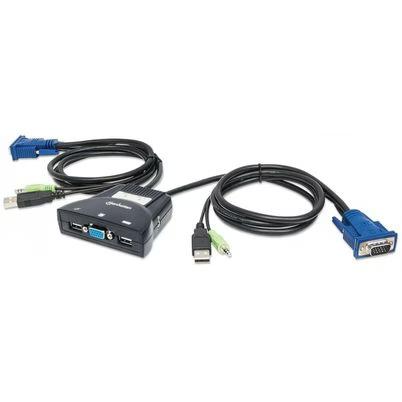 Manhattan Mini Switch Kvm De 2 Puertos