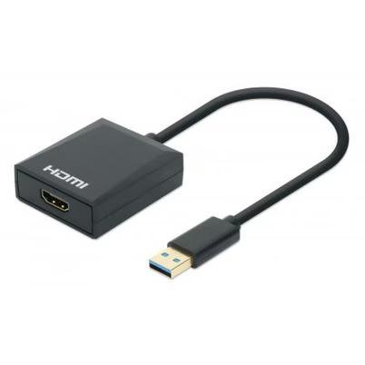 Manhattan Convertidor De Usb-A A Hdmi 1080p