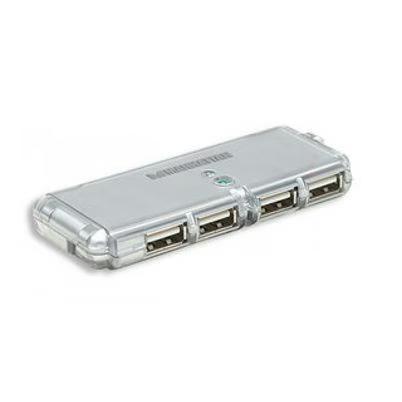 Manhattan Hub De Bolsillo Usb De Alta Velocidad 2.0