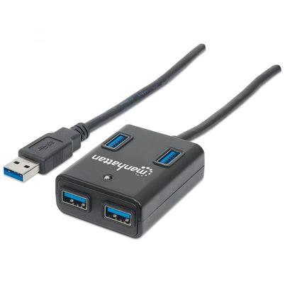 Manhattan Hub Usb 3.0 De Supervelocidad