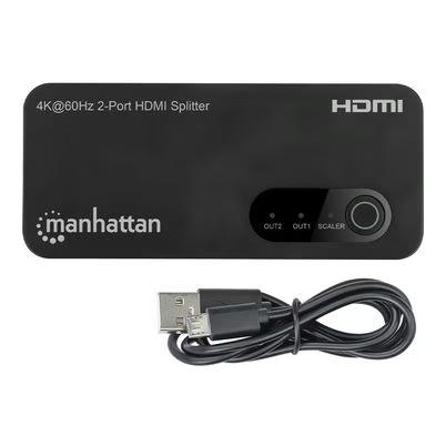 Manhattan 207614 Divisor De Video Hdmi 2x Hdmi