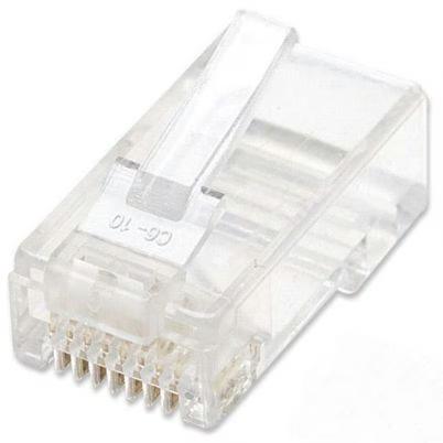 Intellinet 502344 Conector Rj-45 Transparente