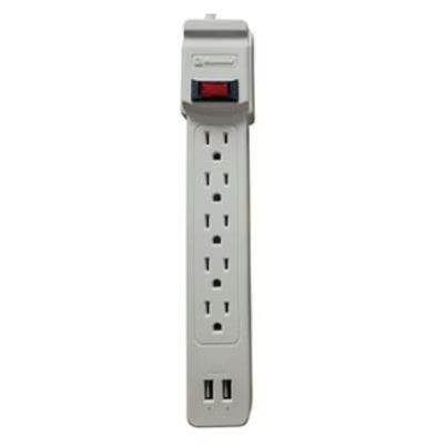Koblenz Supresor De Picos Ss-550 Usb, 5x Nema 5-15r, 2x Usb, 550 Joules, Gris 00-5333-00-0
