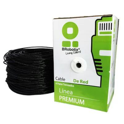 Bobina De Cable De Red Data Components 055100 Cat5e U/Utp (Utp) 100 M Negro