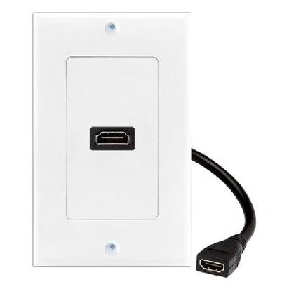 Tapa Para Toma Corriente Brobotix 073307 Genero Hembra Tipo De Conector Hdmi 2 Puertos Material De La Cubierta Cloruro De Polivinilo Color Del Producto Blanco