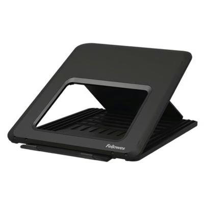 Soporte Para Laptop Fellowes Breyta 100098501 (14") Capacidad Máxima De Peso De 4 Kg 12 Niveles De Altura Ajustable Material Plástico Abs Color Negro
