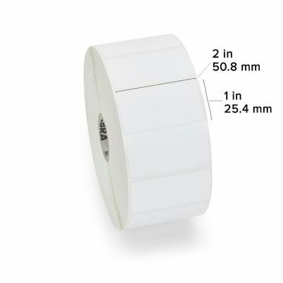 Zebra Etiqueta Z-Perform 2000d, 2340 Etiquetas De 2" X 1", 6 Rollos 10010028