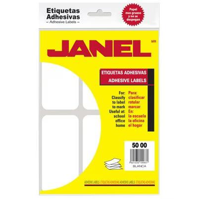 Etiquetas Autoadhesivas Janel 1005010100 Estándar 84 Pieza(S) Blanco