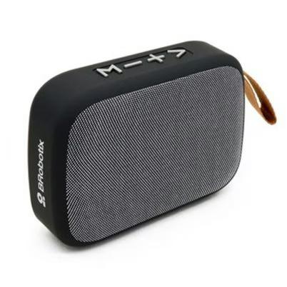 Bocina Brobotix 136469, Bluetooth, Con Radio Fm Y Puerto Usb, Gris Brb-136469