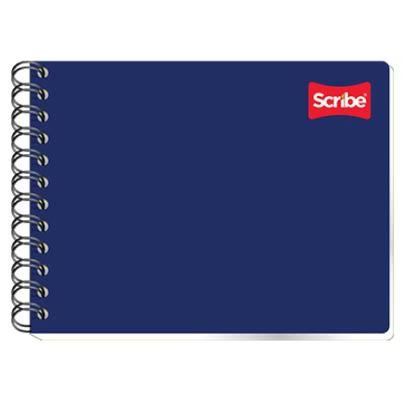 Cuaderno Scribe Clásico 1502 Estilo Italiano Con Doble Espiral 100 Hojas Pasta Semirrígida Formato C5 Color De La Pasta Azul Oscuro