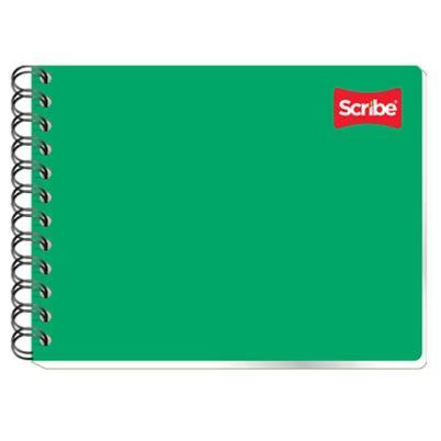 Cuaderno Scribe Clásico 1503 Estilo Italiano Con Doble Espiral 100 Hojas Pasta Semirrígida Formato C7 Color De La Pasta Verde