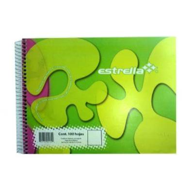 Cuaderno Estrella 160 Encuadernado Espiral Papel Cuadriculado 100 Hoja(S) Verde
