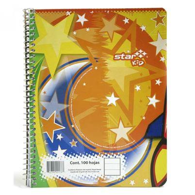 Cuaderno Estrella 178 Encuadernado Espiral Papel En Raya 100 Hoja(S) Amarillo