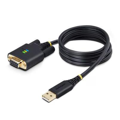 Startech.Com 1p3ffcnb-Usb-Serial Cable De Serie Negro 1 M Usb Tipo A Db-9