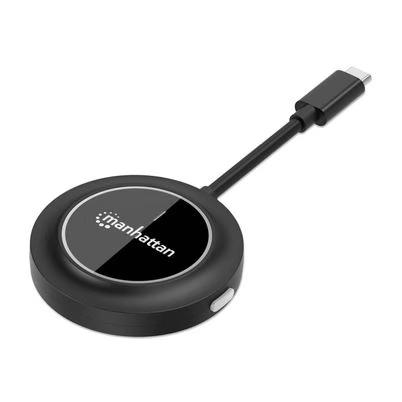 Extensor De Audio/Video Manhattan 208437 Resolución Máxima (1920x1080) Pixeles Conectividad Inalámbrico Distancia De Transferencia Máxima 30 M Interfaz Usb-C Color Negro