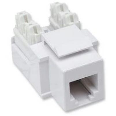 Jack Keystone Intellinet Rj11 Rj12 De Impacto Color Blanco