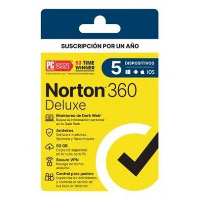 Norton 360 Deluxe Seguridad De Antivirus Completo Español 1 Licencia(S) 1 Año(S)