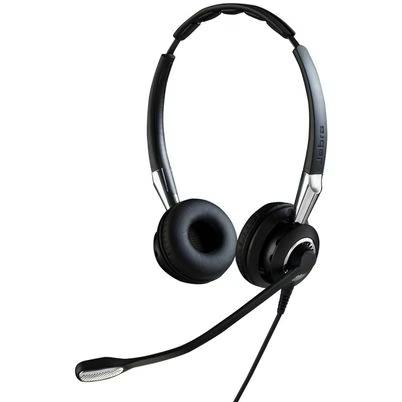 Audífonos Jabra Biz 2400 Ii Qd Duo Nc 2409-820-205 Estilo Diadema Biauricular Supraaural Conectividad Alámbrica Interfaz 3.5 Mm Longitud Del Cable 1.2 M Color Negro, Gris