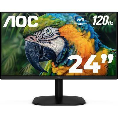 Monitor Aoc 24b35h3 (23.8") Panel Ips Resolución Maxima (1920x1080) Pixeles Tiempo De Respuesta 1 Ms Interfaz Hdmi, Vga Full Hd Color Negro