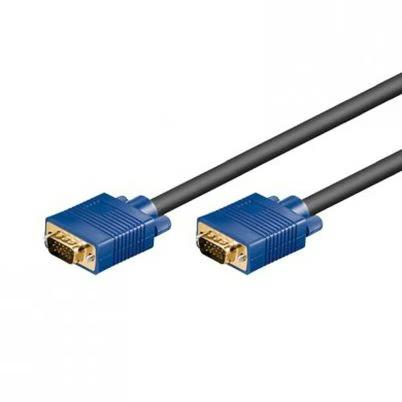 Cables Vga Brobotix 311818 Macho/Macho Vga (D-Sub)/Vga (D-Sub) Negro, Azul 1, 8 M