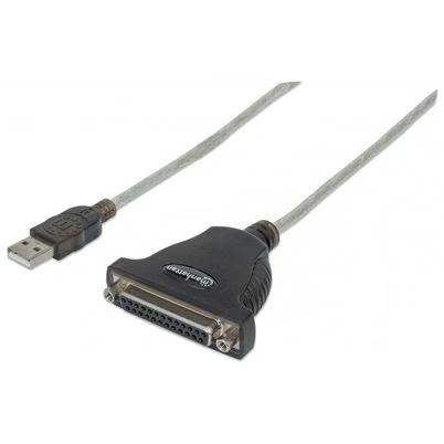 Manhattan Convertidor Para Impresora De Usb Full-Speed A Paralelo Db25