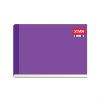 Cuaderno Profesional Serie Iii Scribe 3903 Clásico Tamaño Italiano Tipo Raya Cosido Contiene 100 Hojas Color De La Pasta Morado