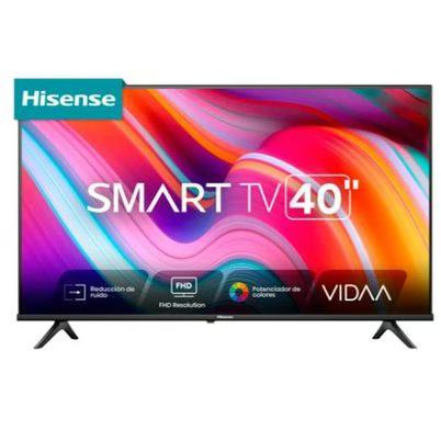 Pantalla Tv Hisense 40a4nv (40") Panel Led Resolución (1920 X 1080) Pixeles Smart Tv Interfaz Hdmi, Usb 2.0 Full Hd Sistema Operativo Vidaa Color Negro