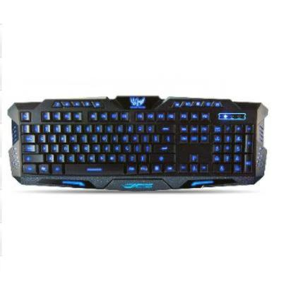 Teclado Brobotix 420028 Alámbrico Usb Negro Rojo, Magenta