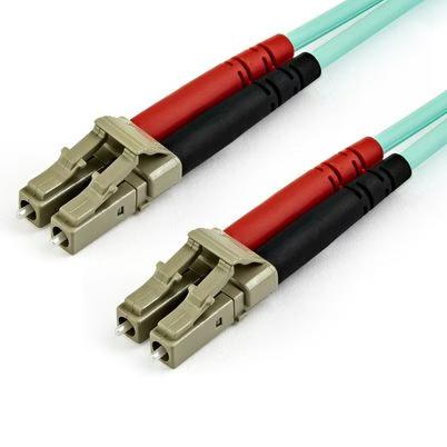 Startech.Com Cable De 10m De Fibra Óptica Multimodo Lc/Upc A Lc/Upc Om4 - 50/125µm - Fibra Lommf/Vcsel - Redes De 100g - Cable Lszh - Baja Pérdida De Inserción - Low Insertion Loss