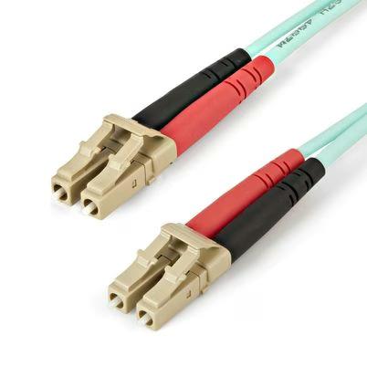 Cable De Fibra Optica Startech.Com 450fblclc2 Genero Macho / Macho Interfaz Lc / Lc Velocidad De Transferencia De Datos 100 Gbit/S Longitud De Cable 2m Color Aguamarina