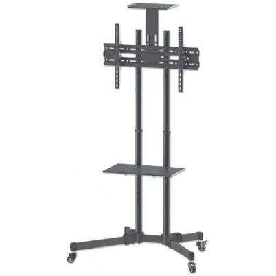 Soporte Para Monitor Manhattan 461238 (70") 50 Kg -10 - 10° Inclinable Para Piso Negro