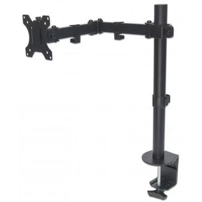 Soporte Para Monitor Manhattan 461542 (32") 8 Kg -45 - 45° Para Escritorio Negro