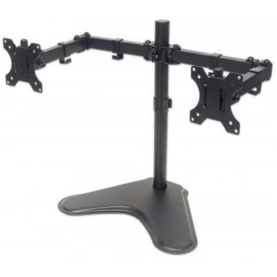Soporte Para Monitor Manhattan 461559 (32") 8 Kg -45 - 45° Para Escritorio Negro