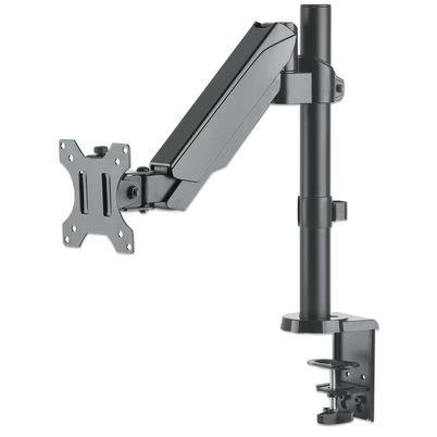 Soporte Para Monitor Manhattan 461573 (32") 8 Kg Abrazadera 0 - 35° Para Escritorio Gris