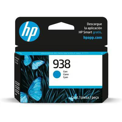 Cartucho De Tinta Hp 938 4s6x7pl Color Cian Rendimiento 800 Páginas Compatible Con Hp Officejet Pro 9110. Hp Officejet Pro 9120