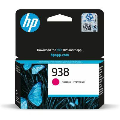Cartucho De Tinta Hp 938 4s6x6pl Color Magenta Rendimiento 800 Páginas Compatible Con Hp Officejet Pro 9110. Hp Officejet Pro 9120