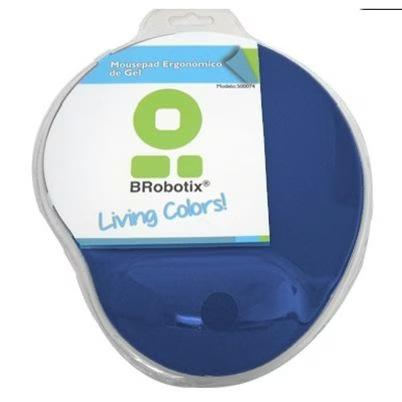 Mousepad Data Components 500074a Gel, Neopreno, Poliéster Descansa Muñecas Azul Marino