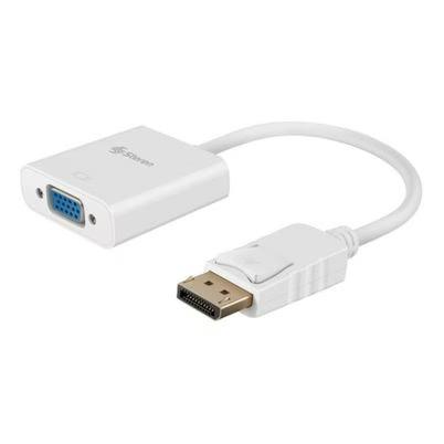 Adaptador De Cable De Vídeo Steren 506-452 Hembra/Macho Displayport/Vga (D-Sub) Blanco