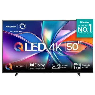 Pantalla Tv Hisense 50qd6qv (50") Panel Va Resolución (3840x2160) Pixeles Smart Tv Tiempo De Respuesta De 8 Ms Interfaz Hdmi, Usb 2.0 4k Uhd Sistema Operativo Vidaa U9 Color Negro