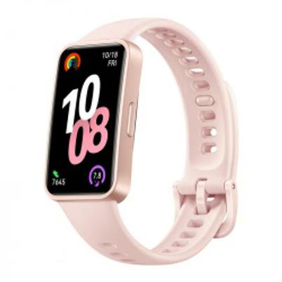 Reloj Huawei Band 10 55020eel (1.47") Amoled Puerto De Carga Magnético Material Caucho Y Piel Sintética Sistema Operativo Android 9.0 Color De Correa Rosa