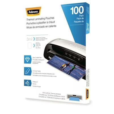 Plastificador Fellowes 5743301 Tamaño Carta Sistema De Laminación Térmico 3 Micras Grosor 0.7 Mm Paquete Con 100 Pieza(S) Acabado Brillante