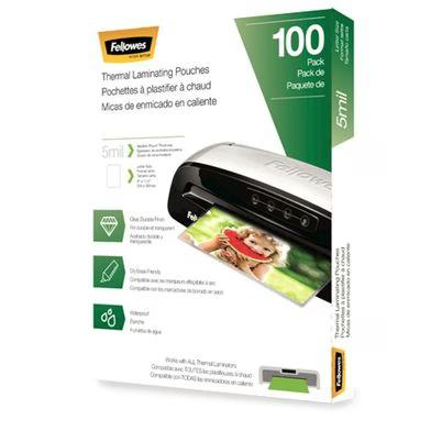 Plastificador Fellowes 5743501 Tamaño Carta Sistema De Laminación Térmico 5 Micras Paquete Con 100 Pieza(S) Acabado Brillante
