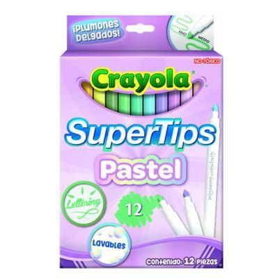 Plumones Crayola Jumbo Tips 587515m003 Punta Redonda Con 12 Piezas Colores Pastel