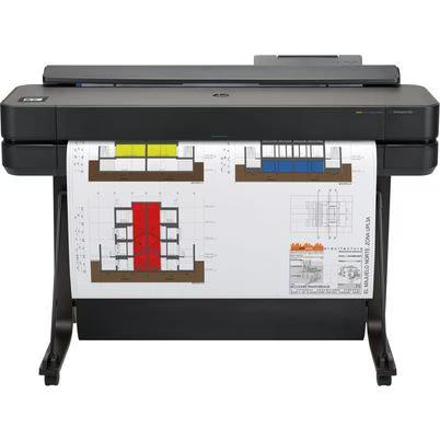 Impresora Hp T650 5hb10d Impresión A Color Tecnología De Impresión Inyección De Tinta Térmica Resolución De (2400x1200) Dpi Con 4 Cartuchos De Impresión Color Negro