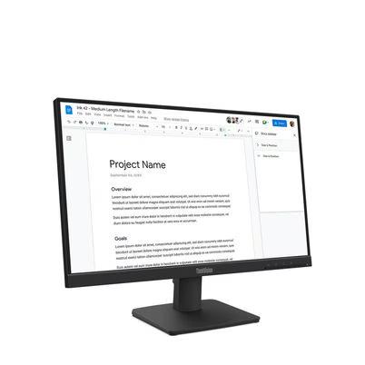 Monitor Lenovo Thinkvision 64cbkar6la (21.5") Panel Ips Resolución De La Pantalla (1920x1080) Pixeles Tiempo De Respuesta 4 Ms Interfaz Hdmi, Displayport Full Hd Color Negro