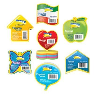 Notas Adhesivas Janel 6600303corazon Multicolor Corazon 250 Hoja(S) 24 Bloque(S)