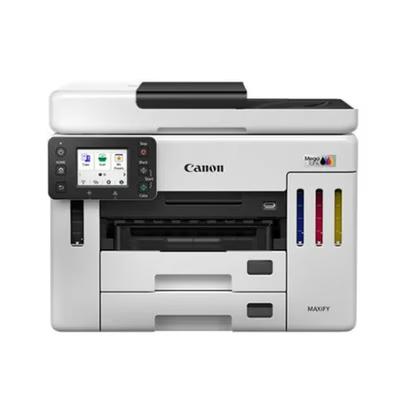 Multifuncional Canon Maxify Gx7110 6880c004aa Impresión A Color Tecnología Inyección De Tinta Resolución Maxima De (1200x1200) Capacidad De Entrada Estándar 500 Hojas Interfaz Usb/Ethernet Color Blanco, Negro