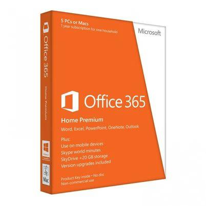 Licencia Microsoft Office 365 Home Premium Plurilingüe 64-Bit Descarga Electrónica