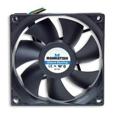 Manhattan 700955 Sistema De Refrigeración Para Ordenador Carcasa Del Ordenador Ventilador 8 Cm Negro 1 Pieza(S)