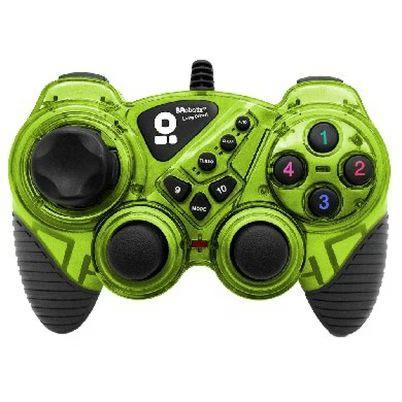 Gamepad Brobotix Rumblepad 751899v Tecnología De Conectividad Alámbrico-Usb A 2.0 10 Botones Compatible Con Playstation 3 Color Del Producto Verde